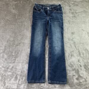 Wrangler Jeans Womens 7x32 Blue Willow Ultimate Riding Bootcut Denim Medium Wash